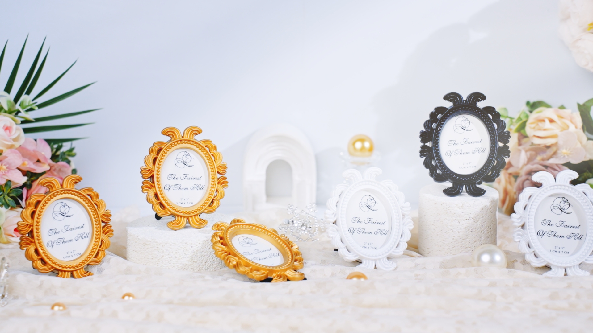 Amazon.com - Vicenpal 6 Pieces Mini Gold Picture Frames 3.2 x 4